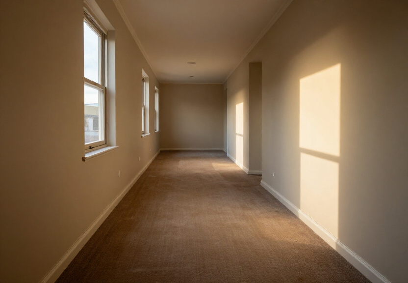 Clean, treated wall in Sefton home after mould prevention